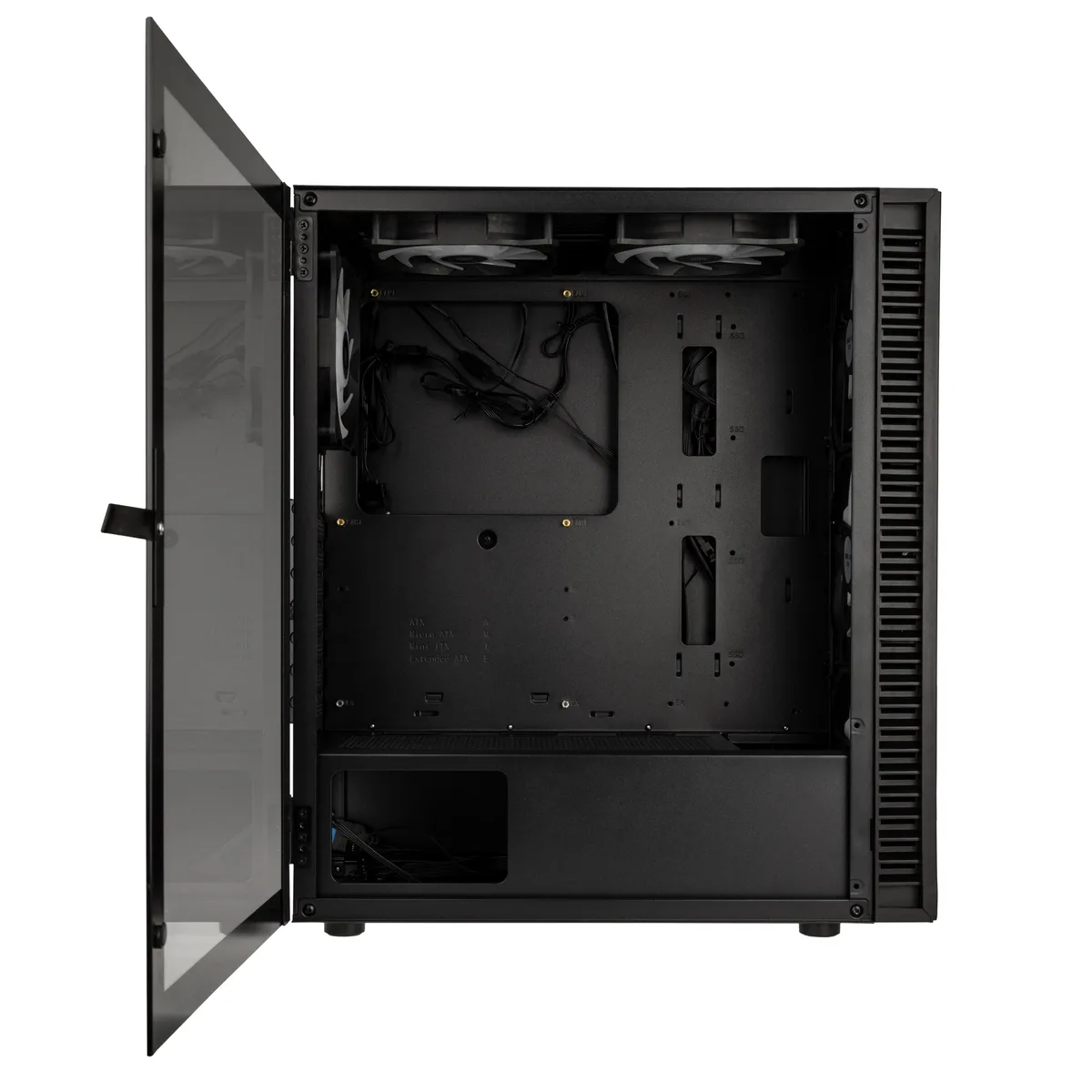 Kolink Observatory HF Mesh ARGB Midi Tower Case - Black 6