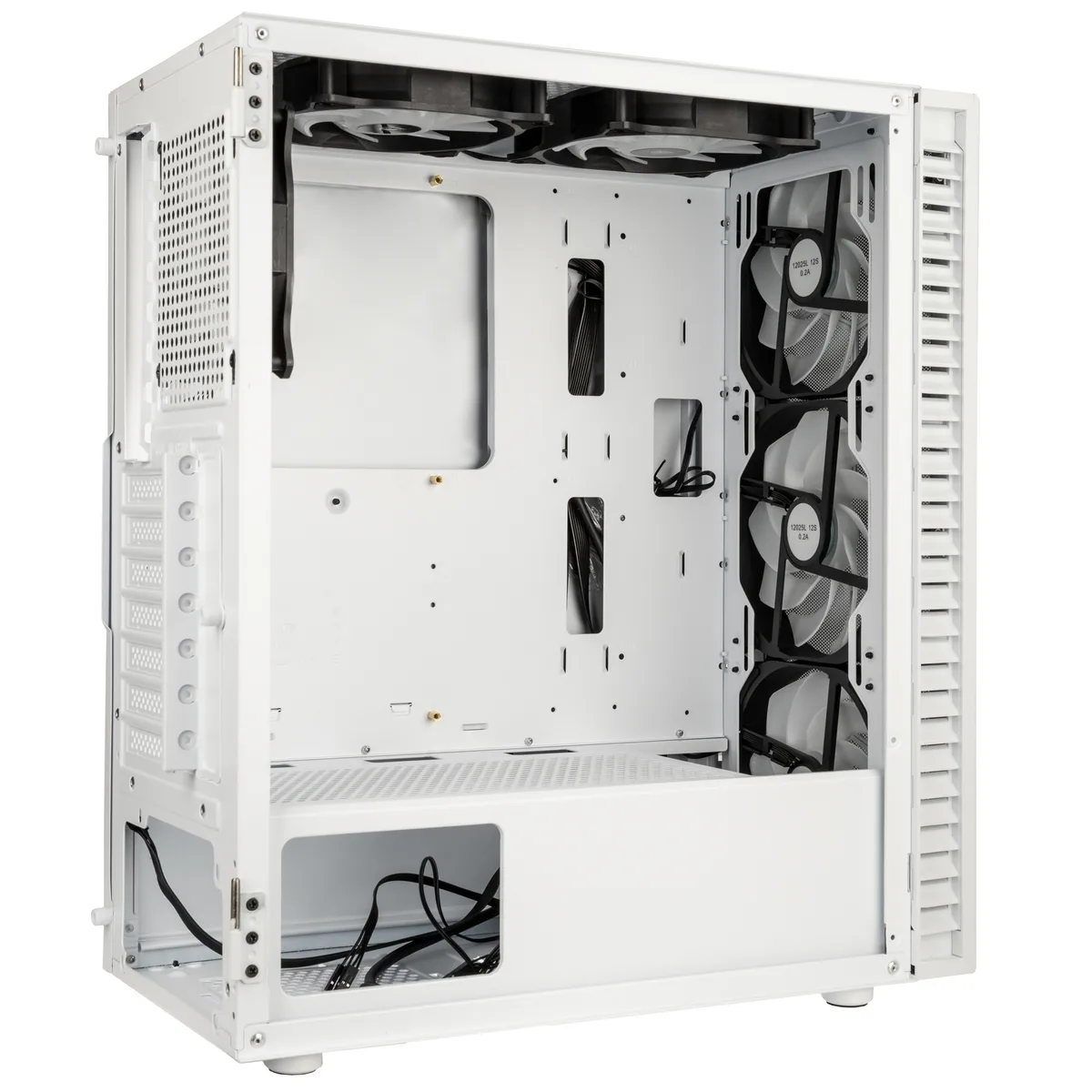 Kolink Observatory HF Mesh ARGB Midi Tower Case – White 7