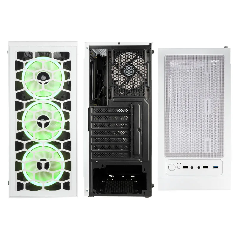 Kolink Observatory Lite ARGB Midi Tower Gaming Case - White 4