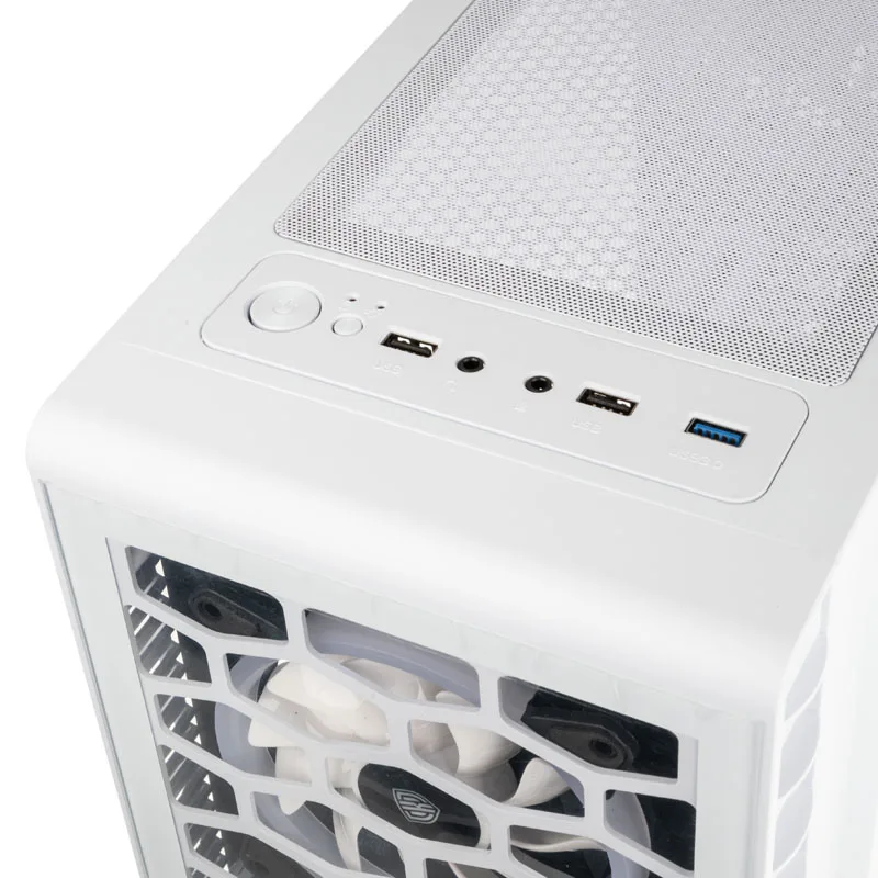 Kolink Observatory Lite ARGB Midi Tower Gaming Case - White 5