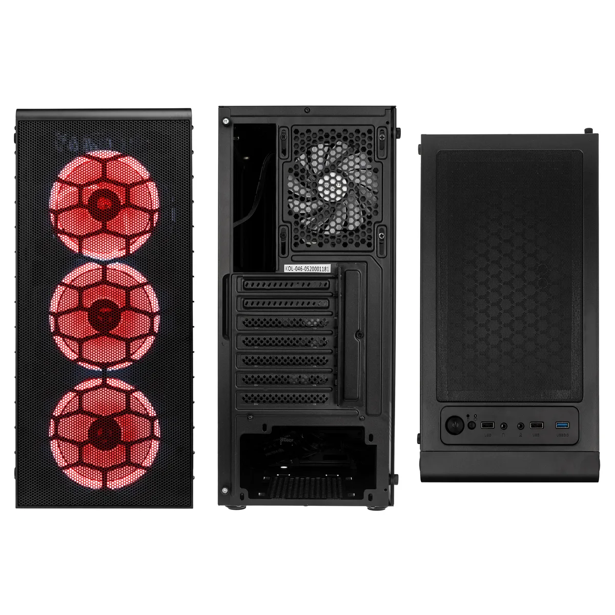 Kolink Observatory Lite Mesh ARGB Midi Tower Gaming Case - Black 2