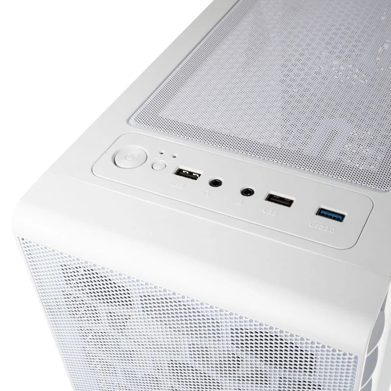 Kolink Observatory Lite Mesh ARGB Midi Tower Gaming Case - White 5