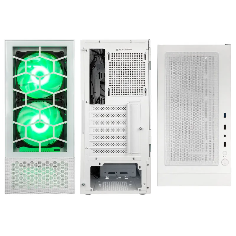 Kolink Observatory MX Glass ARGB Midi Tower Case - White 4