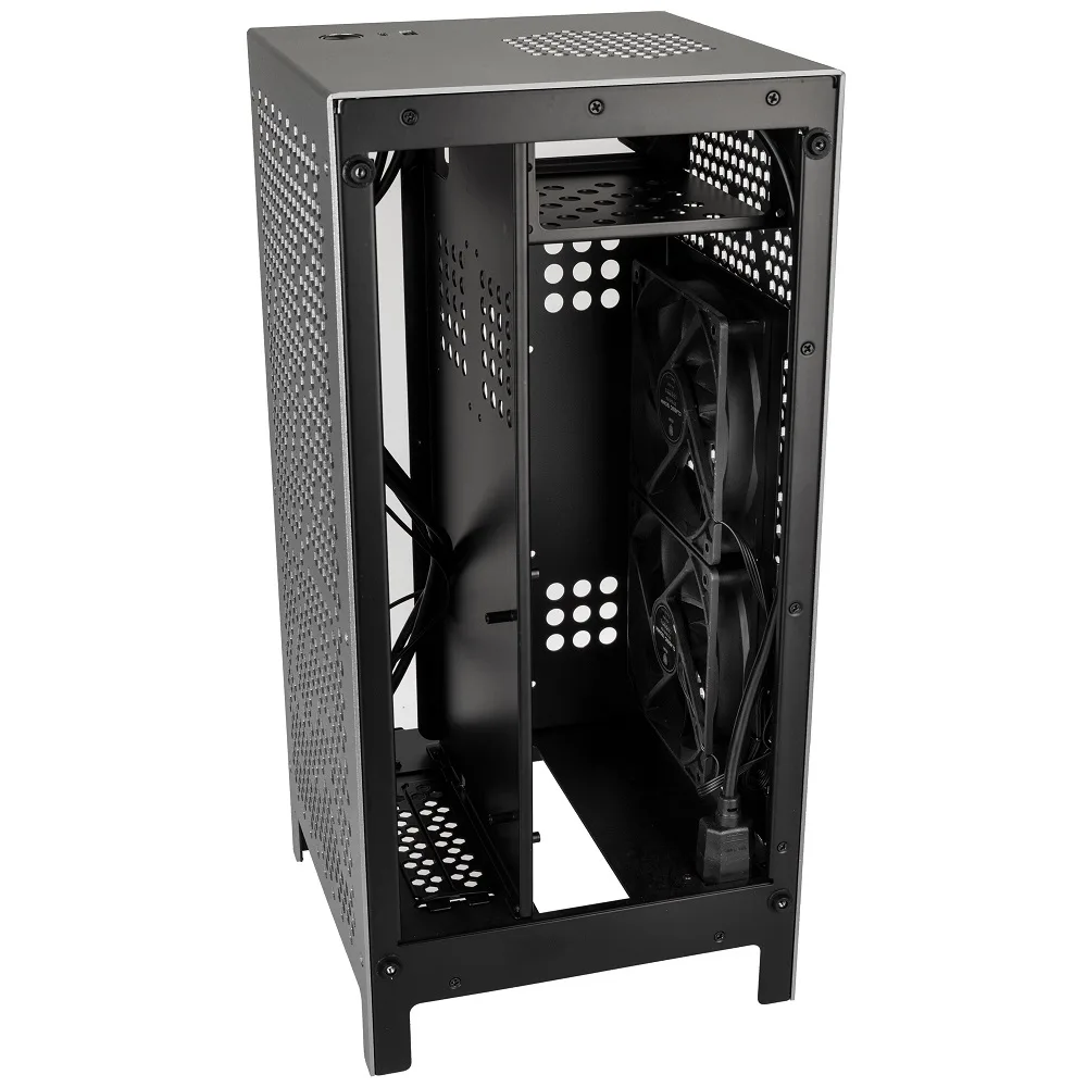 Kolink Rocket Complex Aluminium Mini-ITX Tower Case - Gunmetal Grey 7
