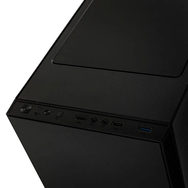 Kolink Tranquility Silent Midi Tower Case - Black Noise Dampened 4