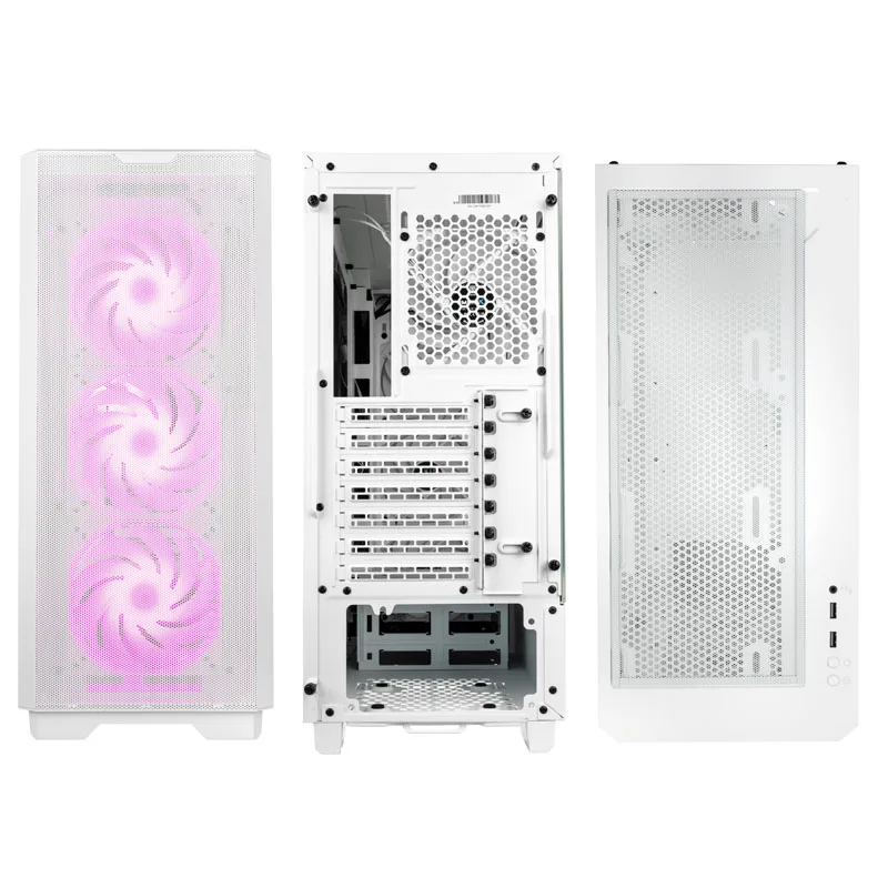 Kolink Unity Solar ARGB Mesh Midi-Tower Case - White 4