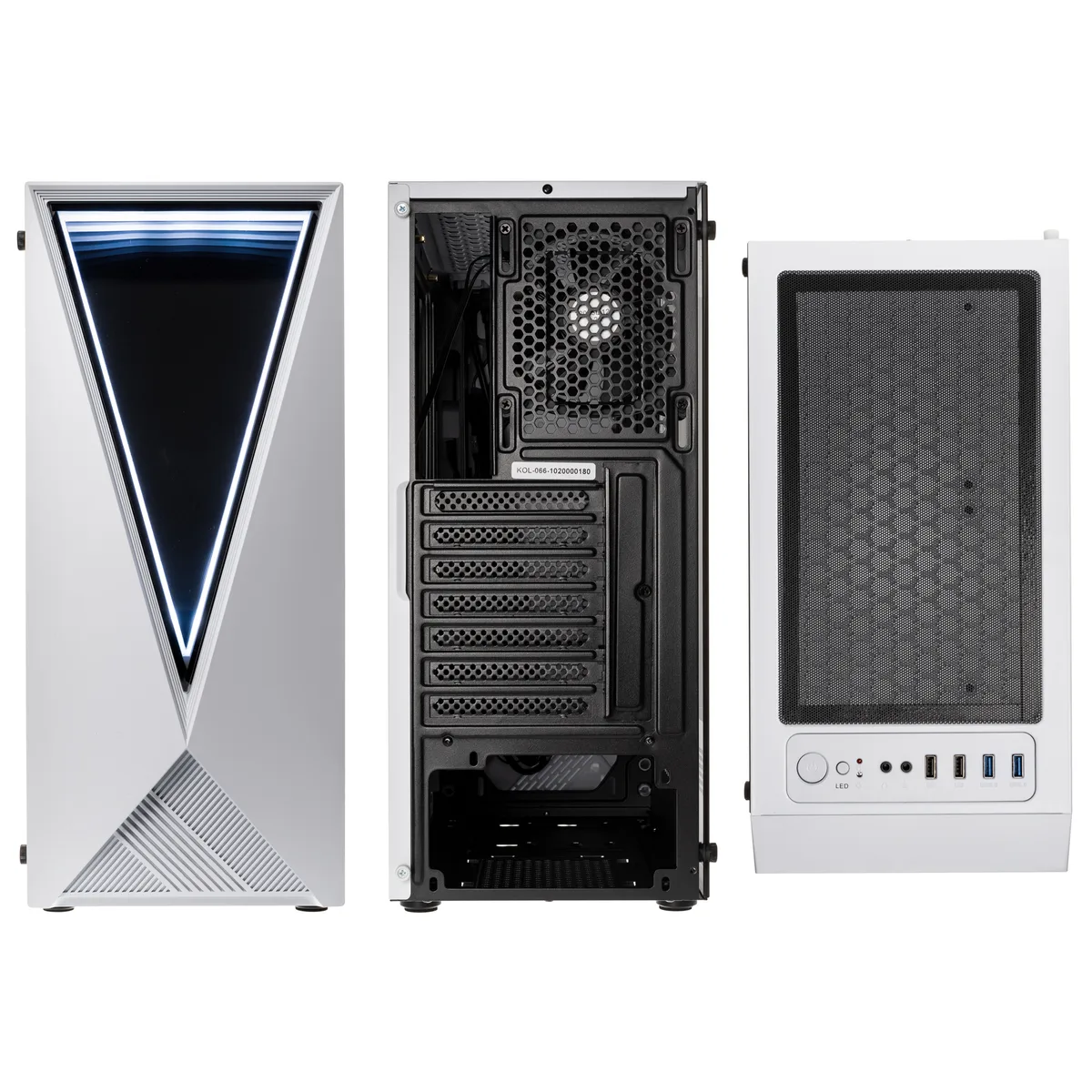 Kolink Void RGB Midi Tower Case - White Window 6