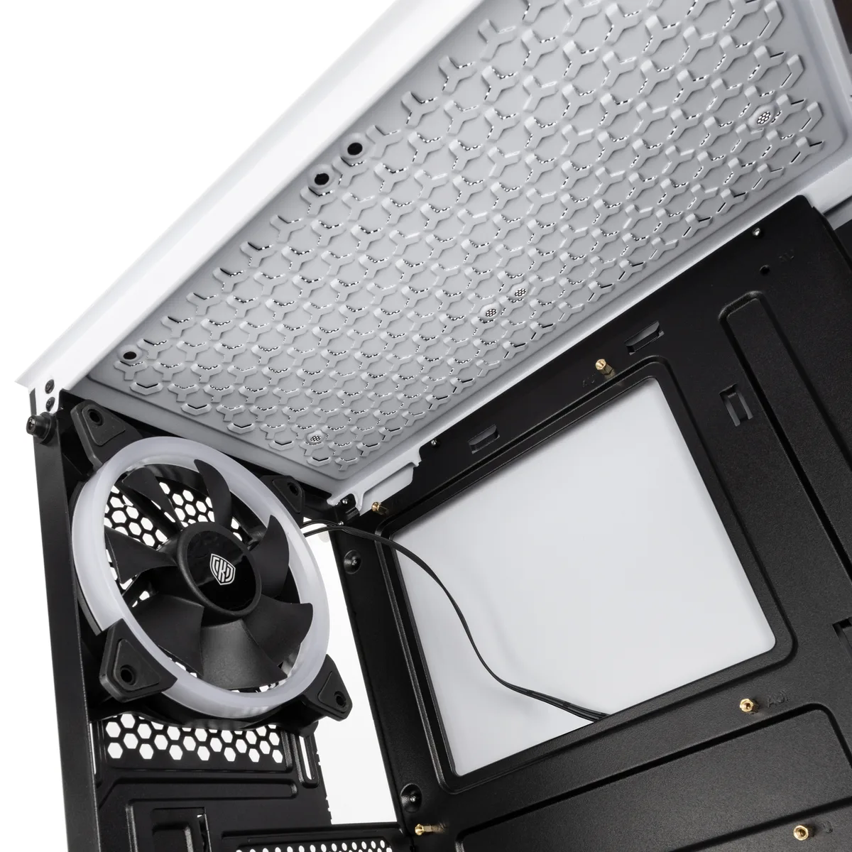 Kolink Void RGB Midi Tower Case - White Window 10