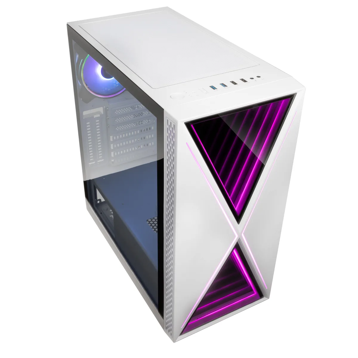 Kolink Void X ARGB Midi Tower Case - White Window 2