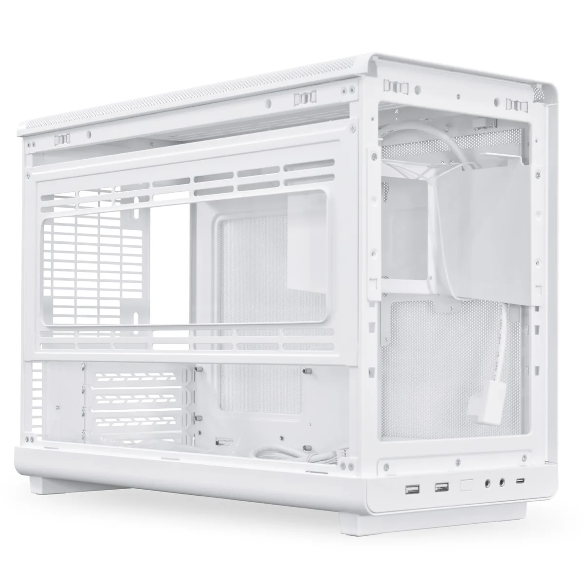 Lian Li A3-mATX Tempered Glass Micro-ATX Case (White) 4