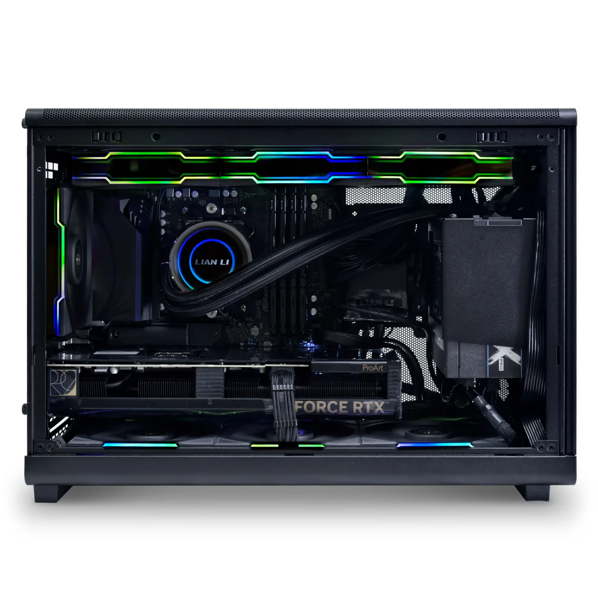 Lian Li A3 mATX Wood Edition - Black 10