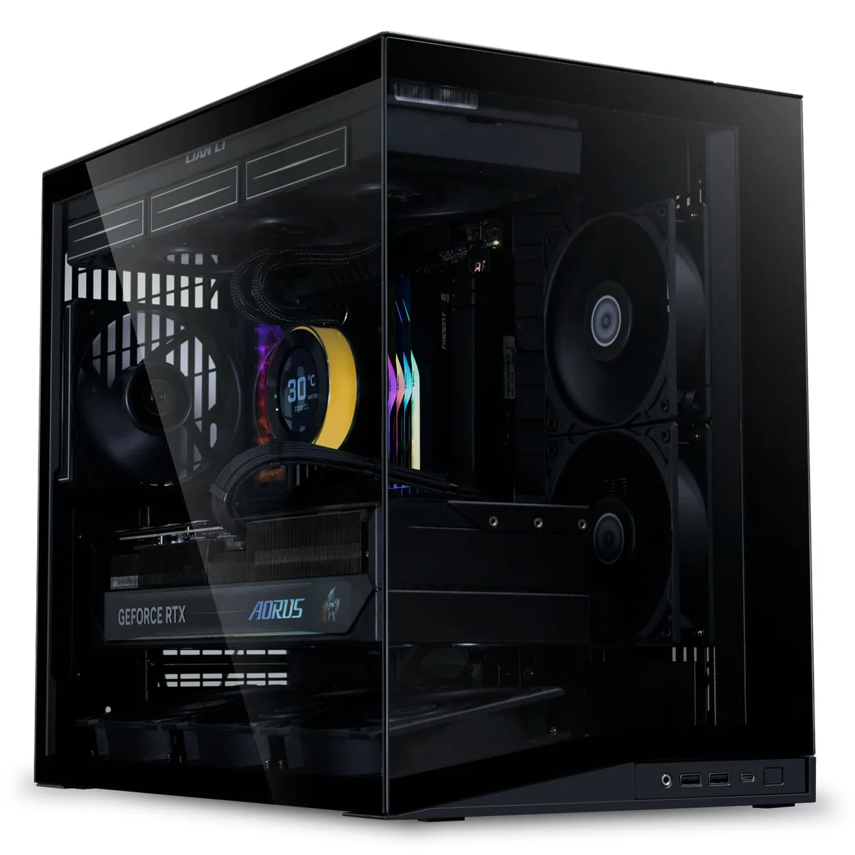 Lian Li O11 Dynamic Mini V2 Flow Midi-Tower Case - Black 2