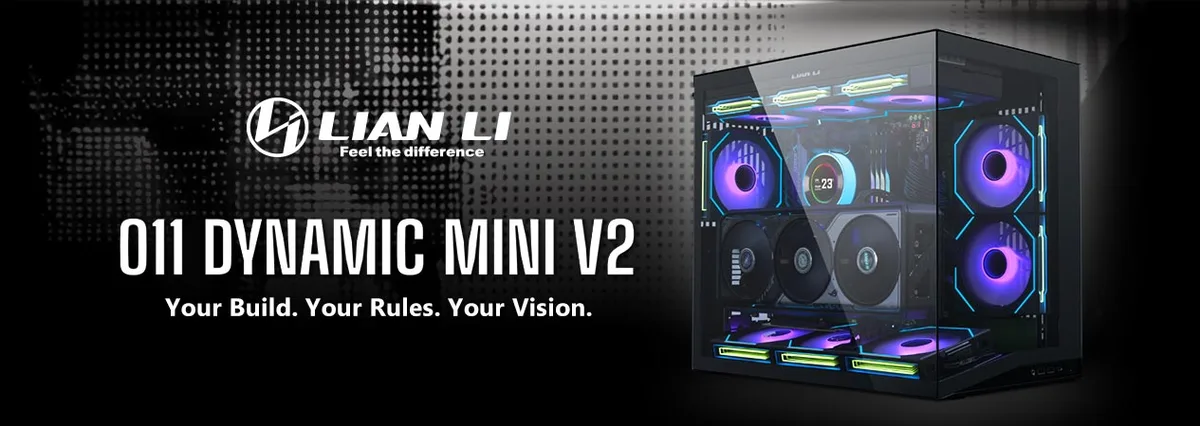 Lian Li O11 Dynamic Mini V2 Flow Midi-Tower Case - Black 11