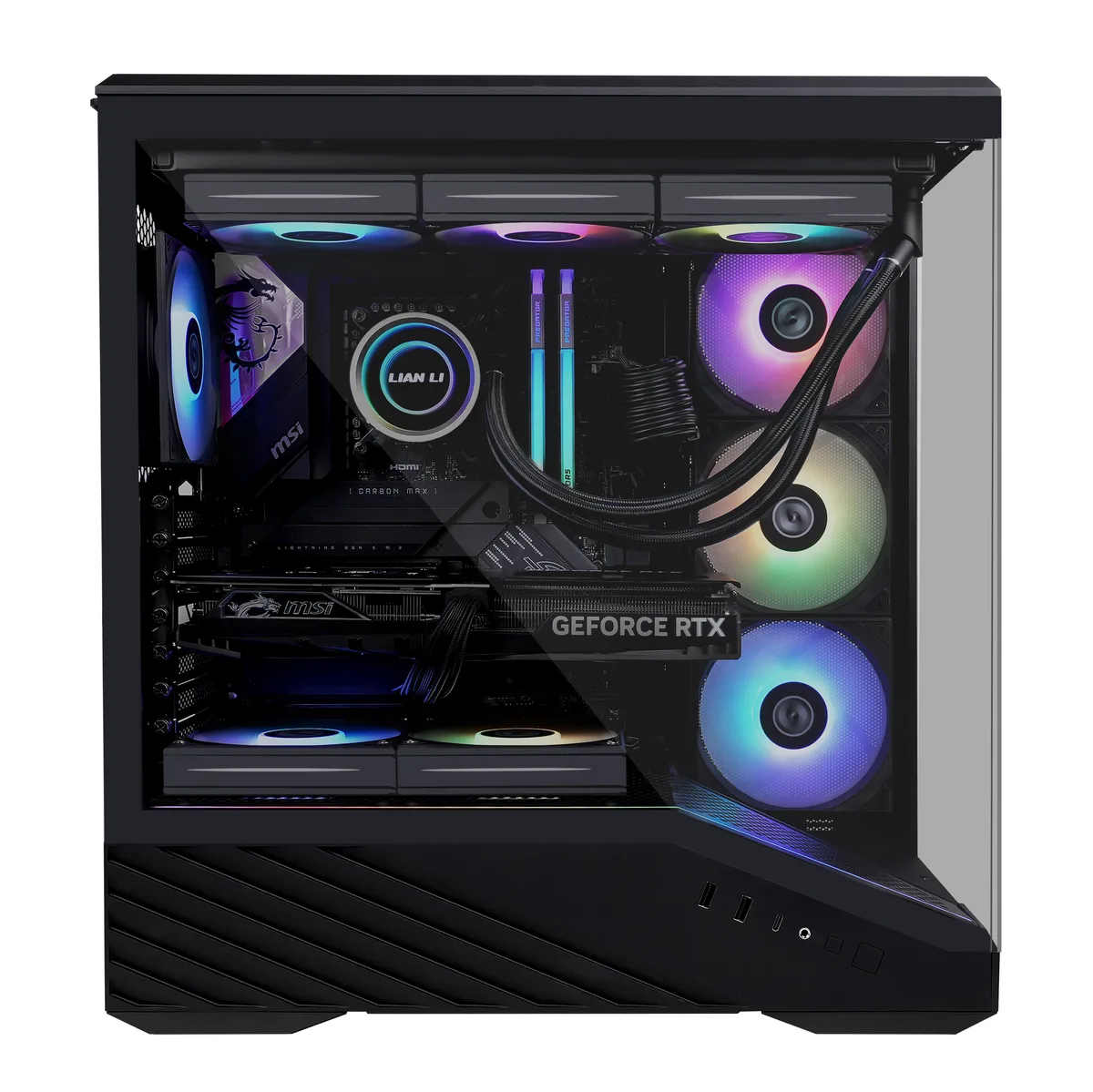 Lian Li Vector V100 Mid Tower Case - Black 2