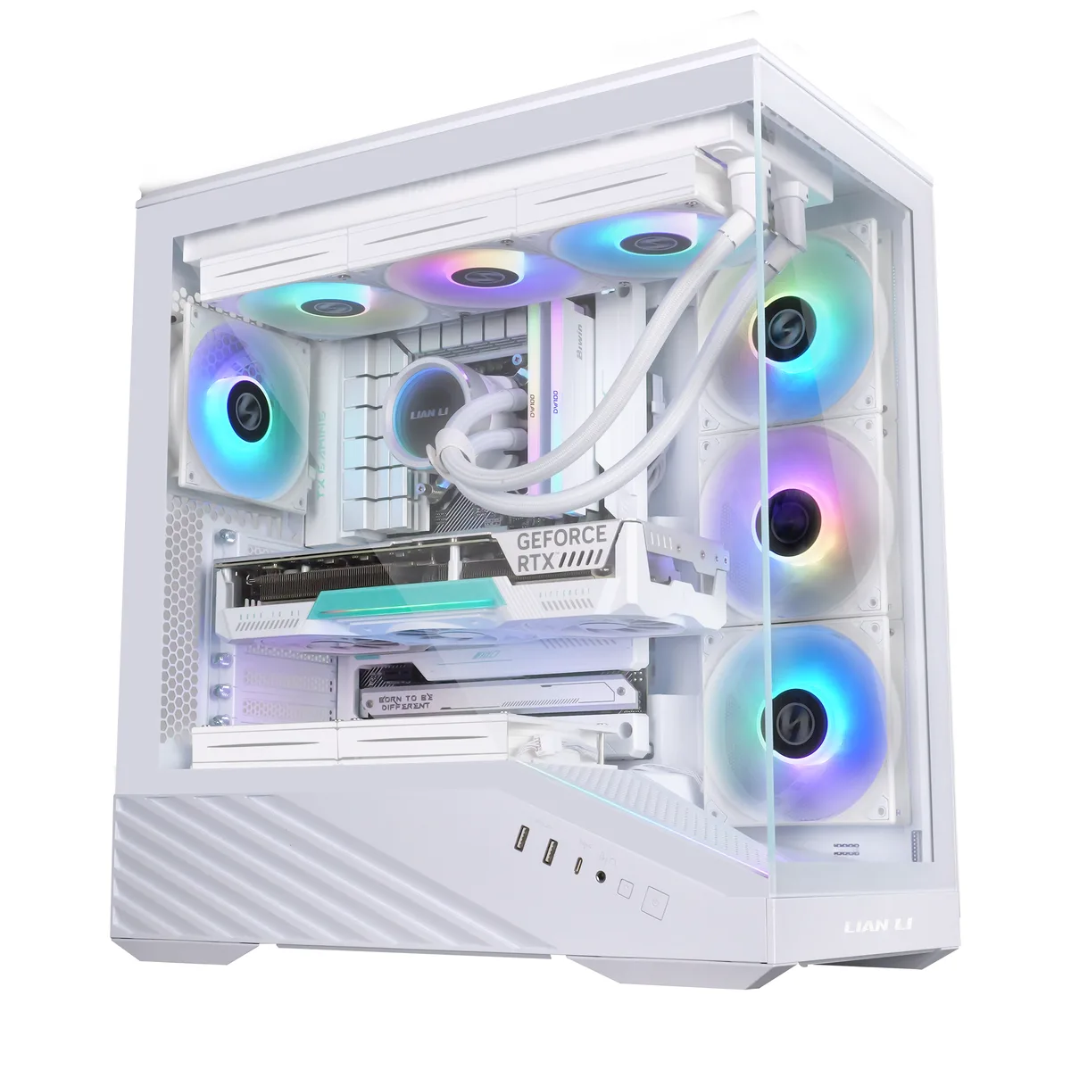 Lian Li Vector V100 Mid Tower Case - White