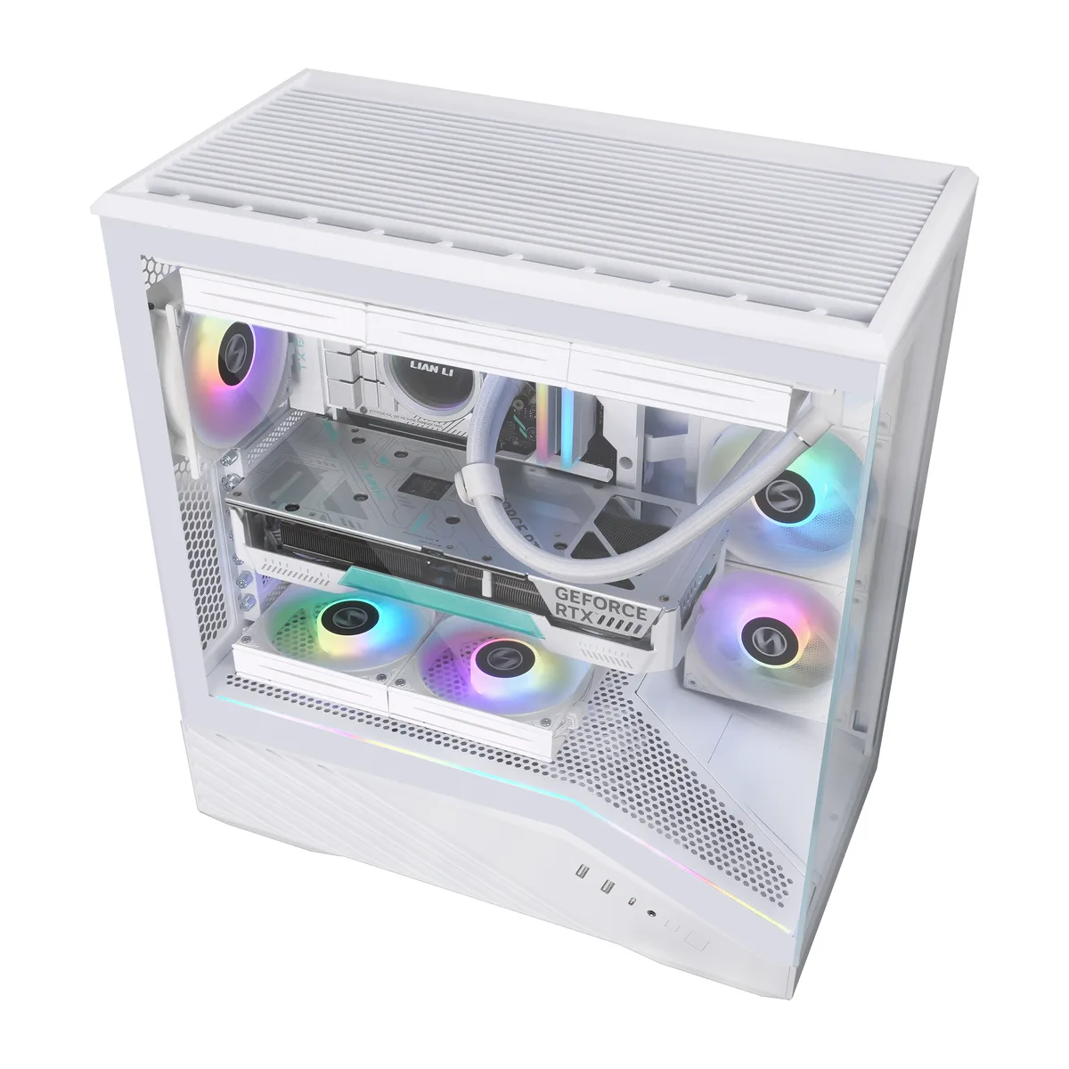 Lian Li Vector V100 Mid Tower Case - White 3