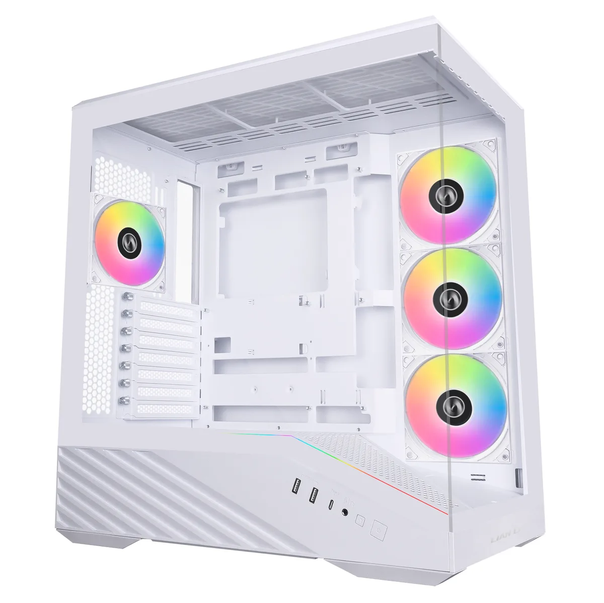 Lian Li Vector V100 Mid Tower Case - White 6