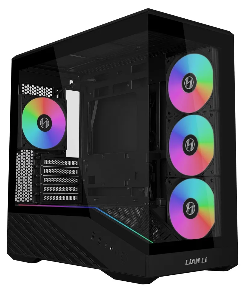 Lian Li Vector V100R Mini ARGB mATX Tower Case - Black
