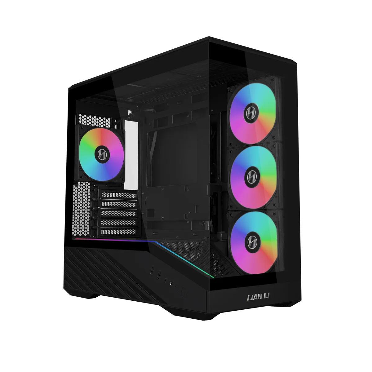 Lian Li Vector V100R Mini ARGB mATX Tower Case - Black 11