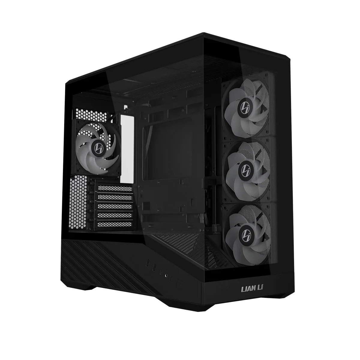 Lian Li Vector V100R Mini ARGB mATX Tower Case - Black 3