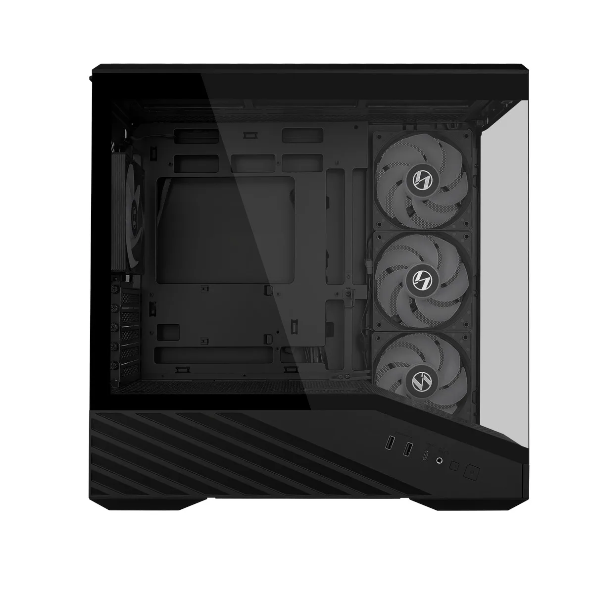 Lian Li Vector V100R Mini ARGB mATX Tower Case - Black 4