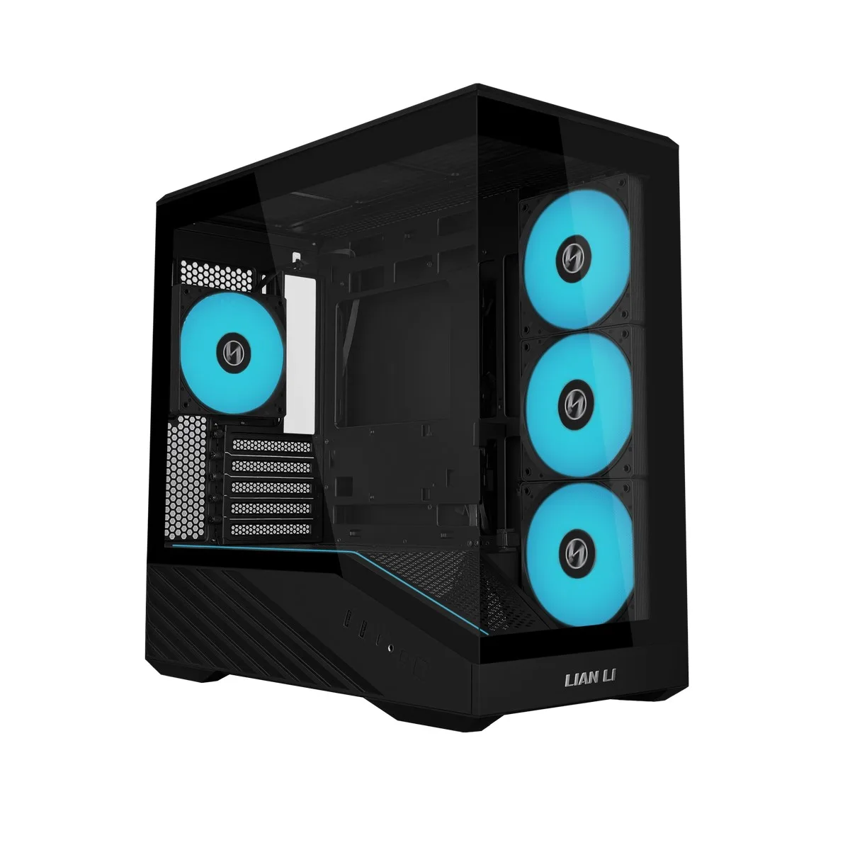 Lian Li Vector V100R Mini ARGB mATX Tower Case - Black 8