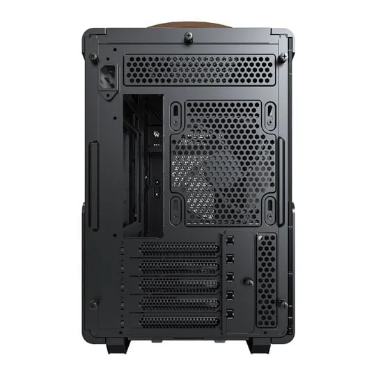 Montech Heritage Black Tempered Glass/Leather microATX Case 4