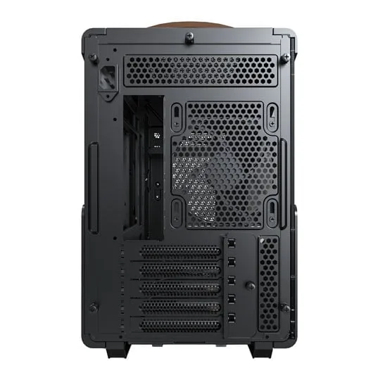 Montech Heritage Pro Black Tempered Glass/Leather MicroATX Case 4