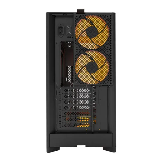 Montech HS01 PRO Black Reversible Mid Tower PC Case 4