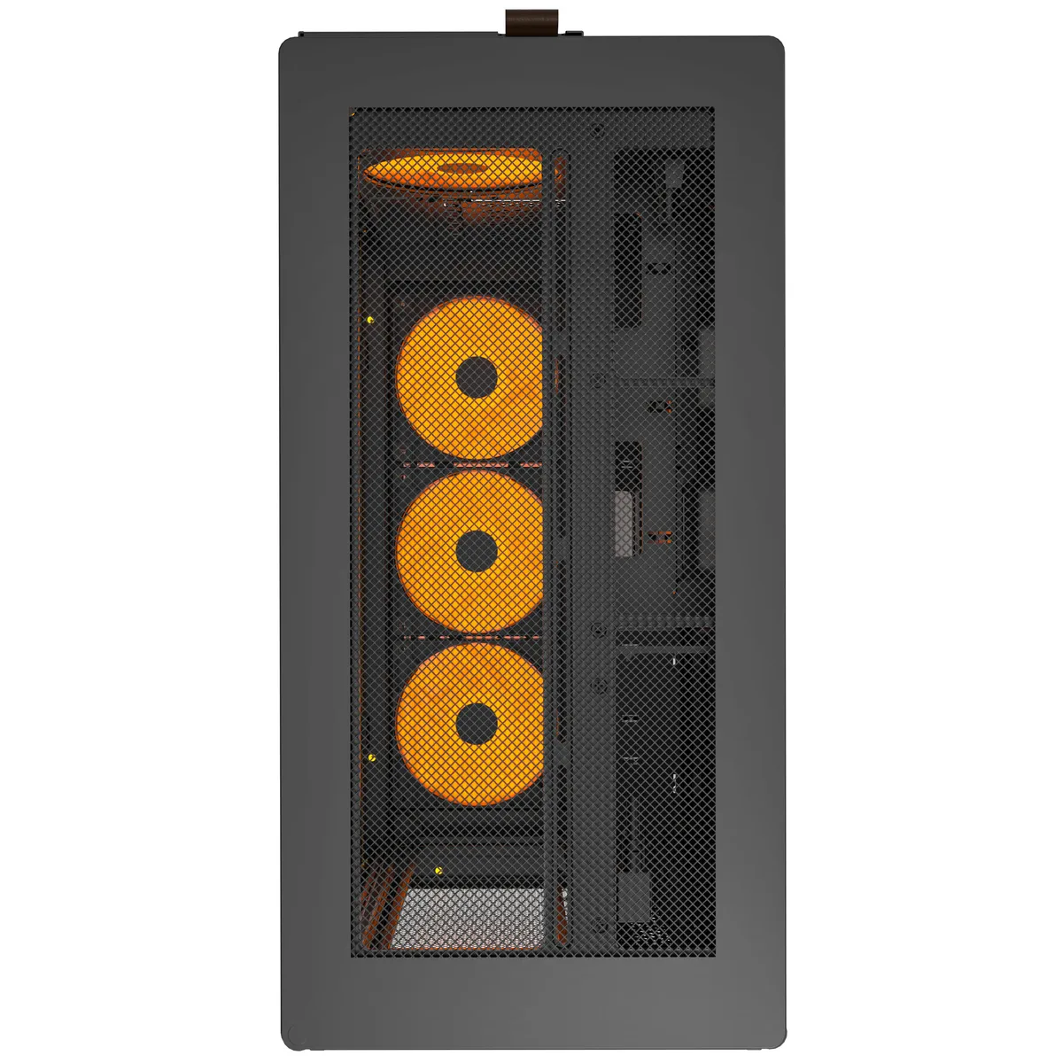 Montech HS01 PRO Reversible Layout Midi-Tower ATX ARGB Case - Black 8