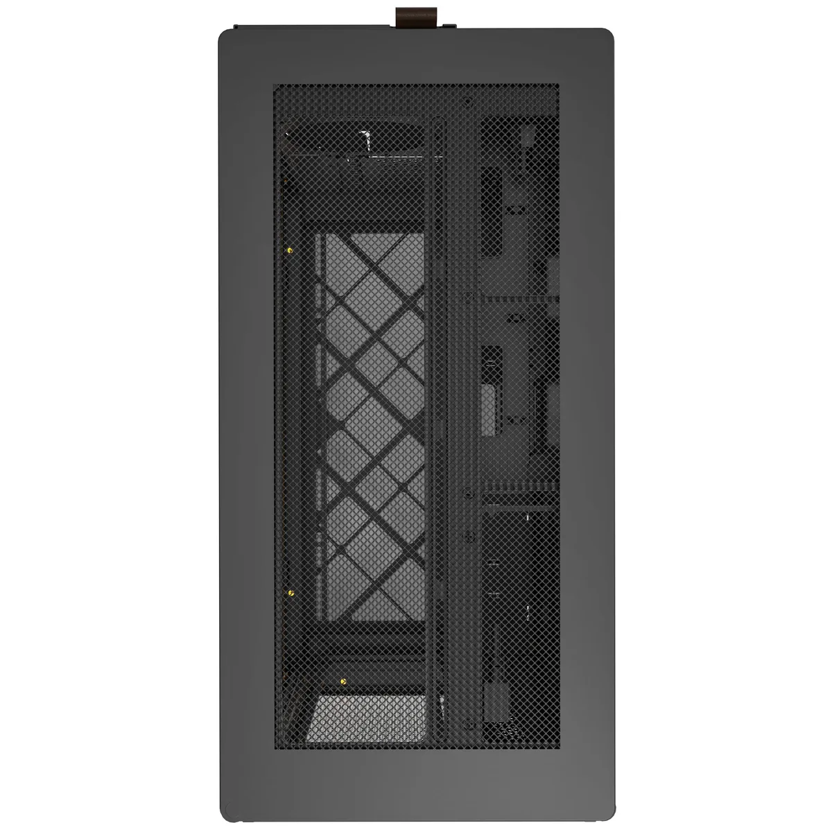 Montech HS01 Reversible Layout Midi-Tower ATX ARGB Case - Black 8