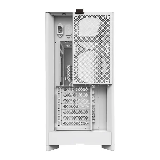 Montech HS01 White Reversible Mid Tower PC Case 4