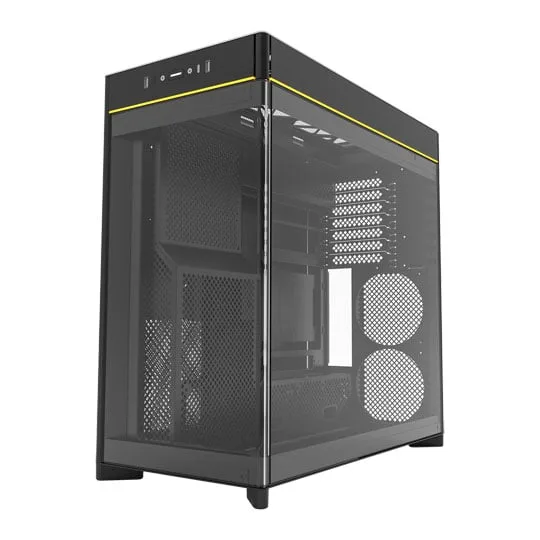 Montech HS02 Black Reversible Mid Tower PC Case 2