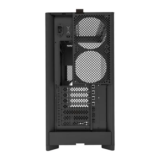 Montech HS02 Black Reversible Mid Tower PC Case 4