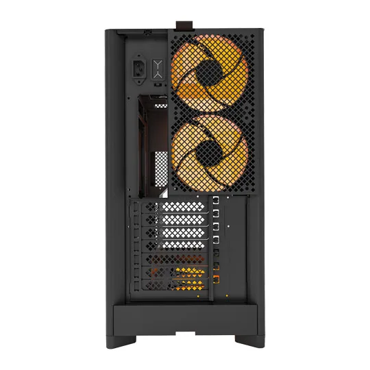 Montech HS02 PRO Black Reversible Mid Tower PC Case 4