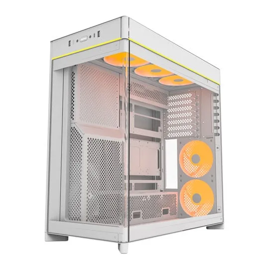 Montech HS02 PRO White Reversible Mid Tower PC Case 2