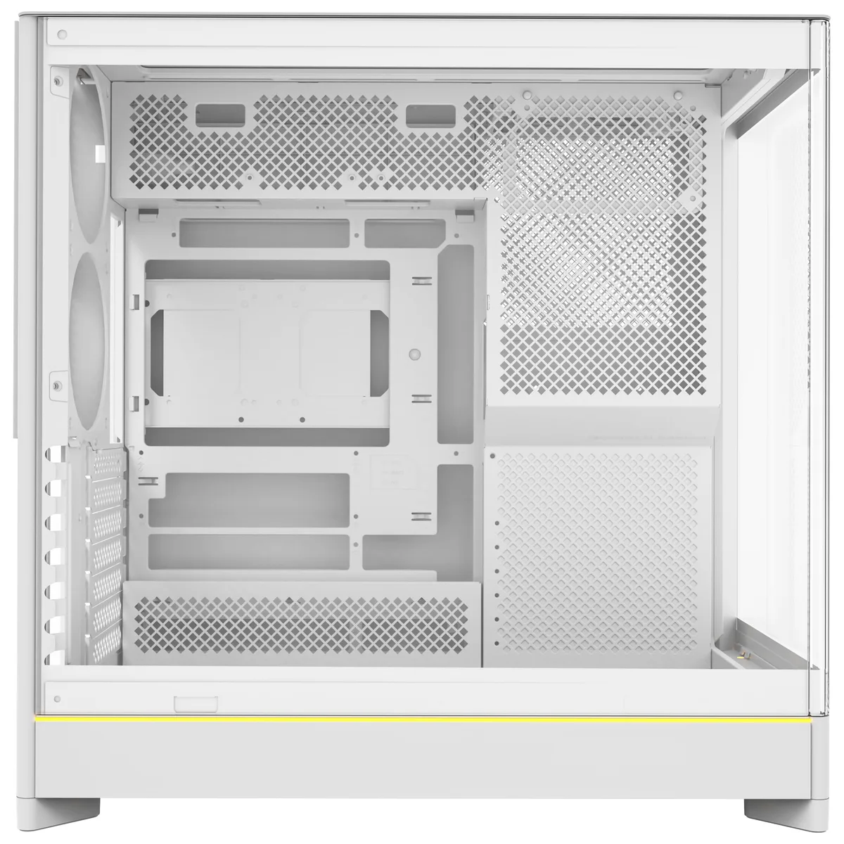 Montech HS02 Reversible Layout Midi-Tower ATX ARGB Case - White 6