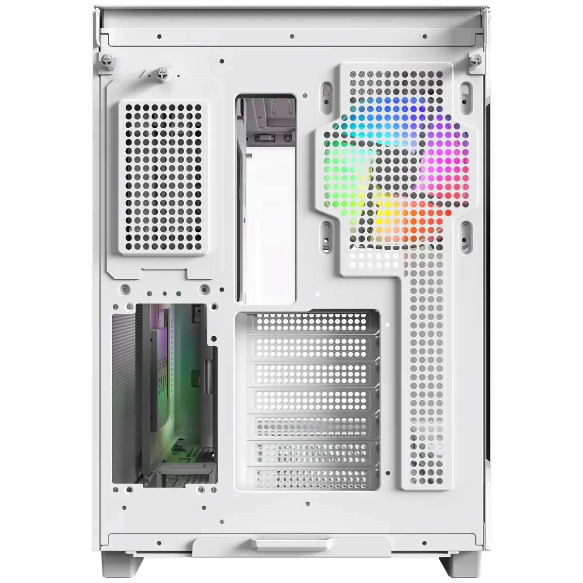Montech KING 65 PRO Mid Tower ATX ARGB Tempered Glass Case - White 6