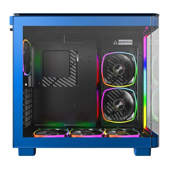 Montech KING 95 PRO Blue Mid Tower Open Box PC Case 2