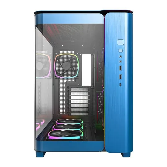 Montech KING 95 PRO Blue Mid Tower Open Box PC Case 3