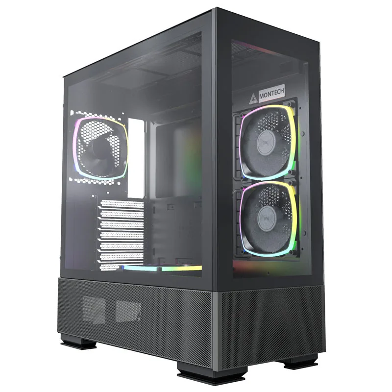 Montech SKY TWO Midi-Tower Case - Black