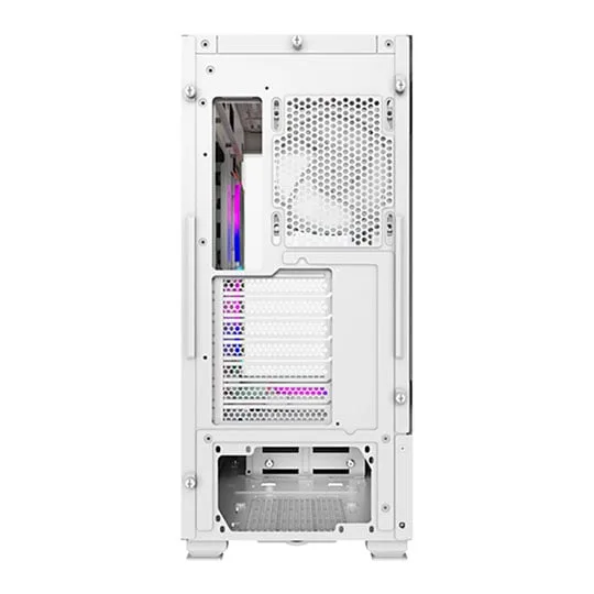 Montech SKY TWO White Mid Tower PC Case with 4x ARGB Fans 4