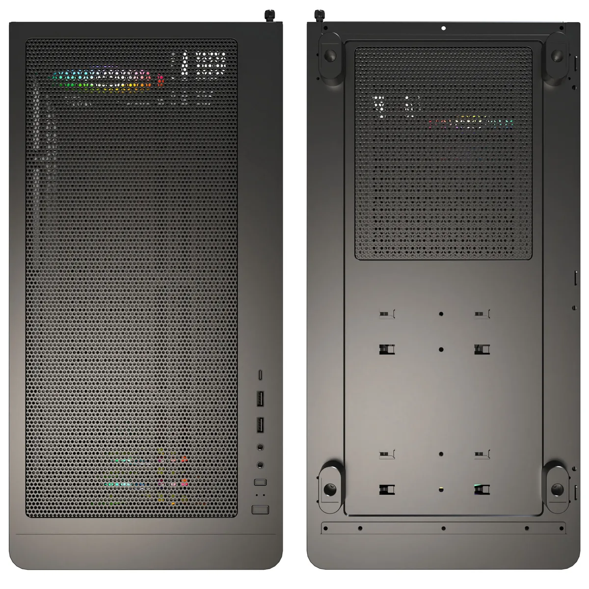 Montech XR Wood Midi-Tower ATX ARGB Case - Black 5