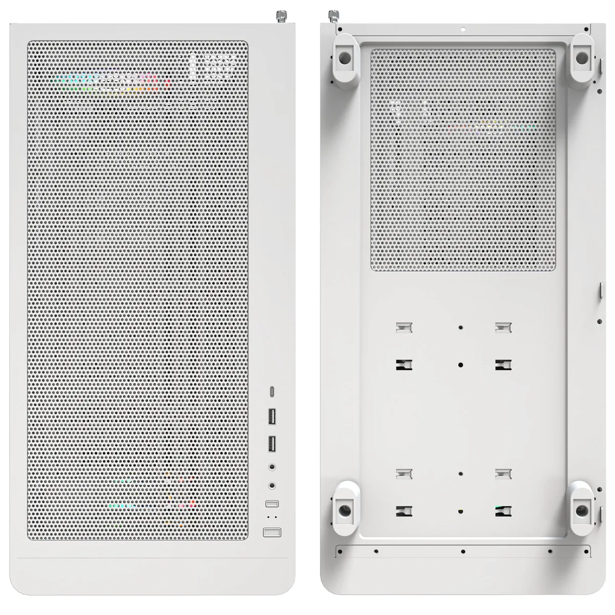 Montech XR Wood Midi-Tower ATX ARGB Case - White 5