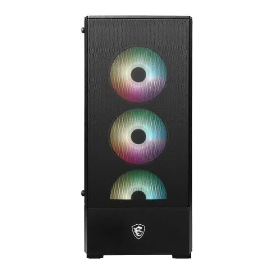 MSI MAG FORGE 112R Black Tempered Glass Mid-Tower Case 3