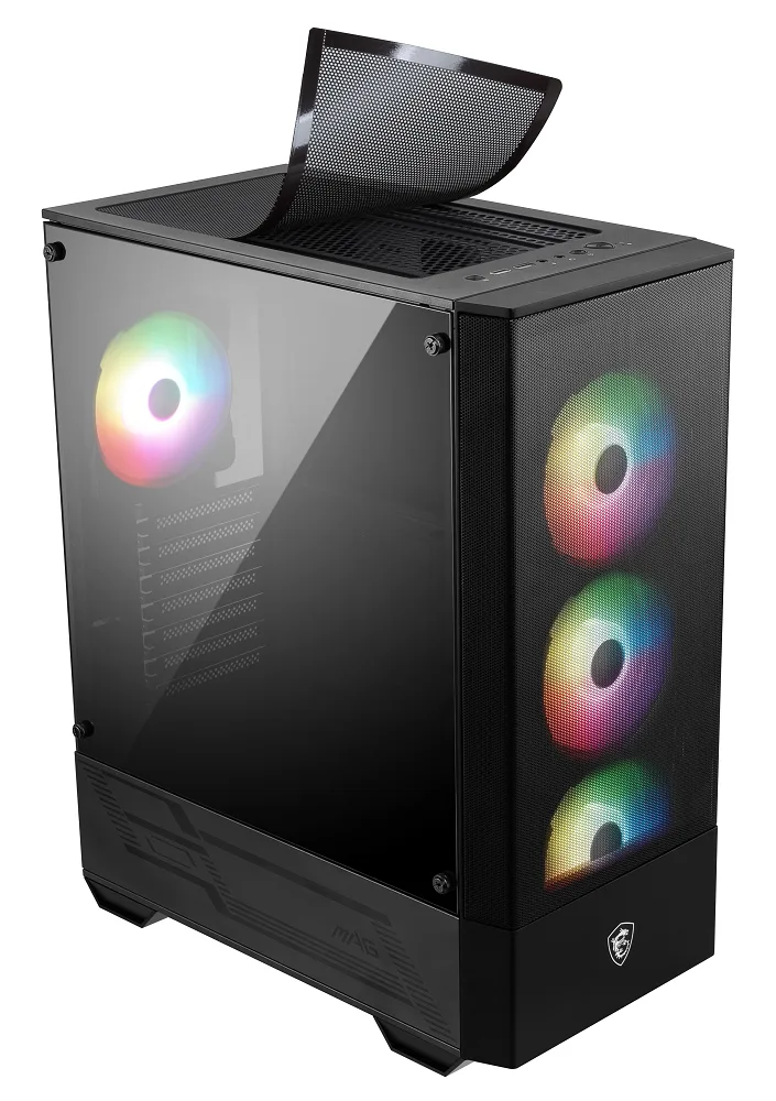 MSI MAG FORGE 112R Mid Tower Gaming Case - Black 7