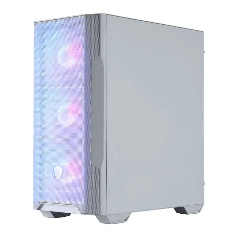 MSI MAG FORGE M100R Micro-ATX Mid-Tower Case - White 4