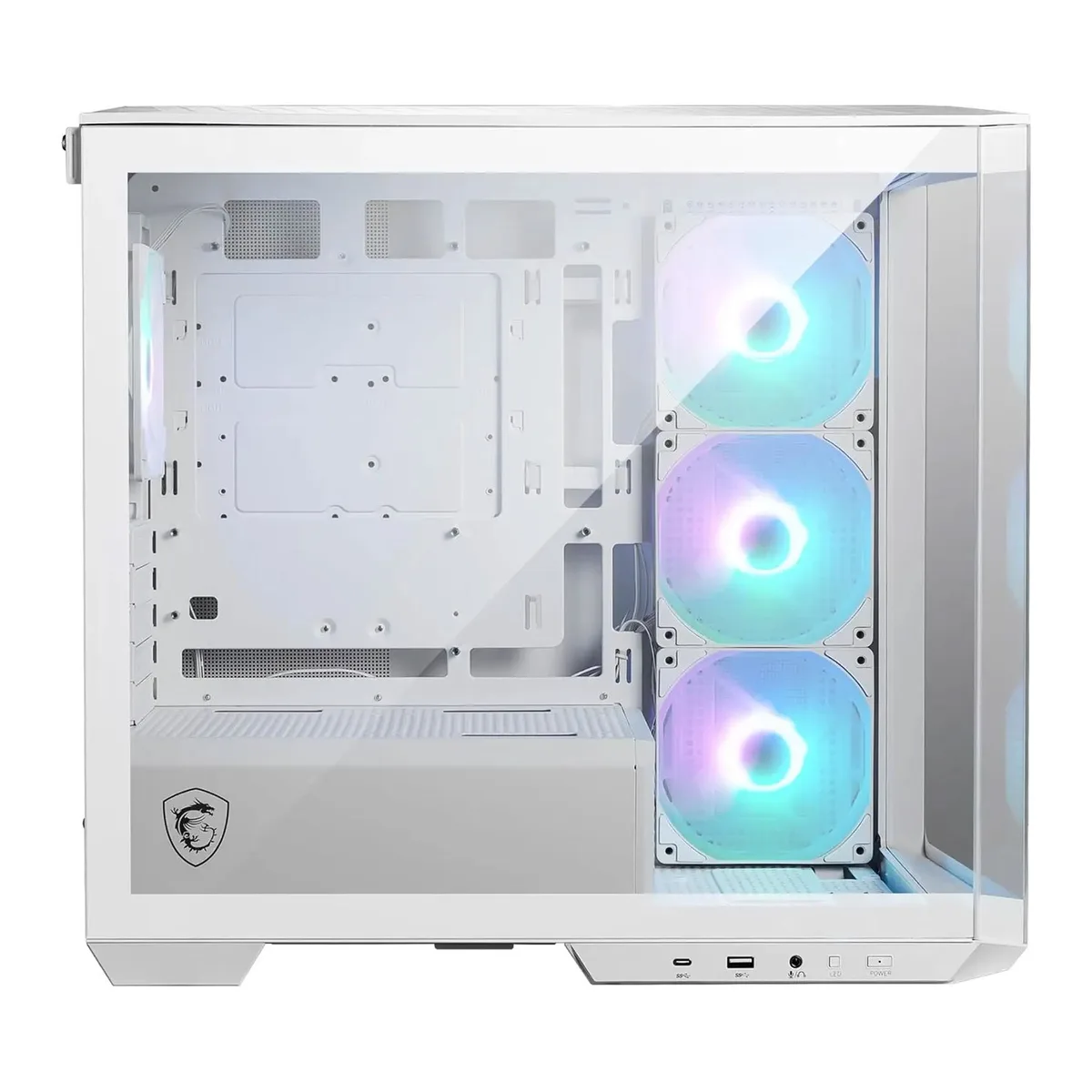 MSI MAG PANO 100R PZ Mid-Tower Case - White 2