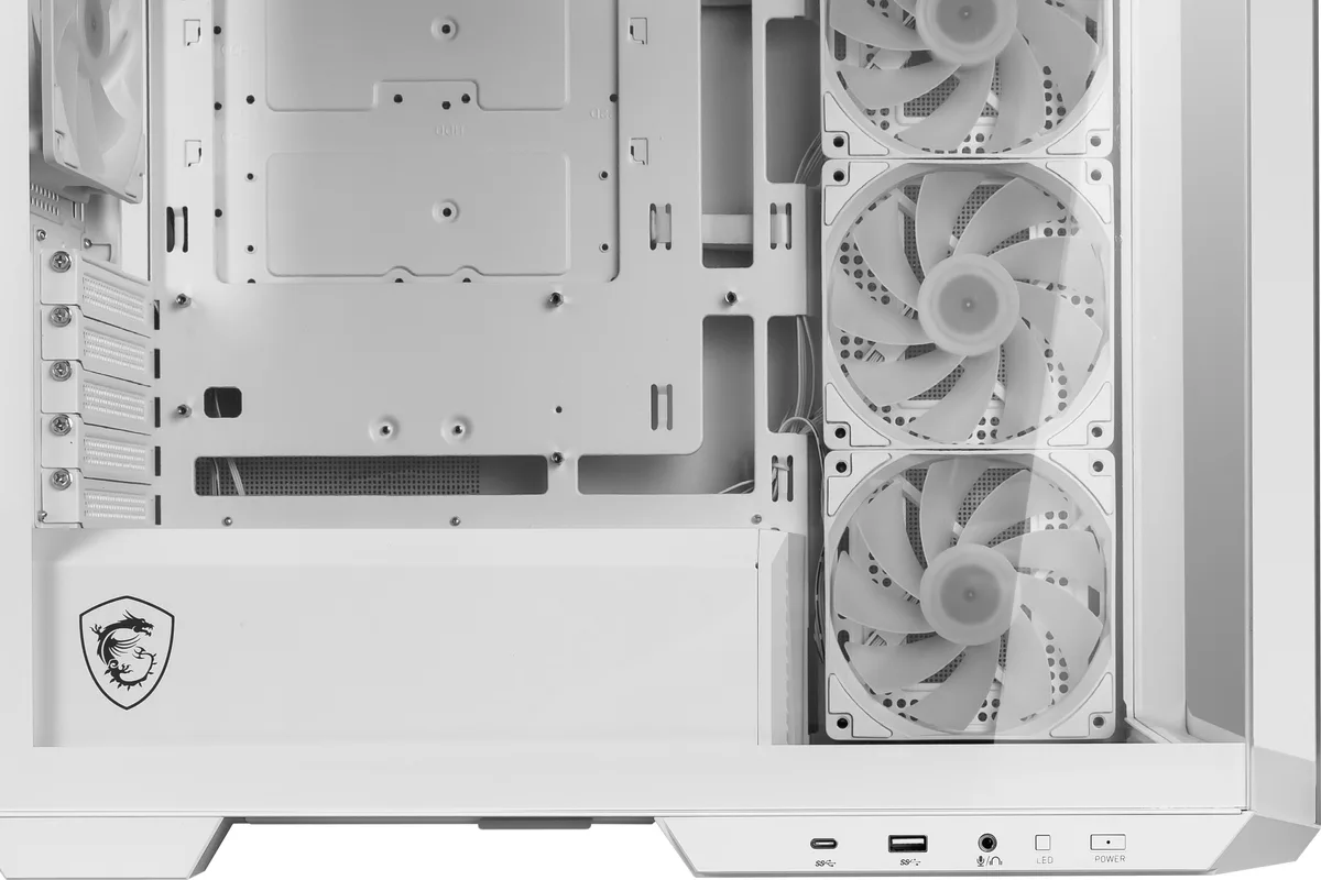 MSI MAG PANO M100R PZ Micro-ATX Tower Tempered Glass PC Gaming Case Black 3