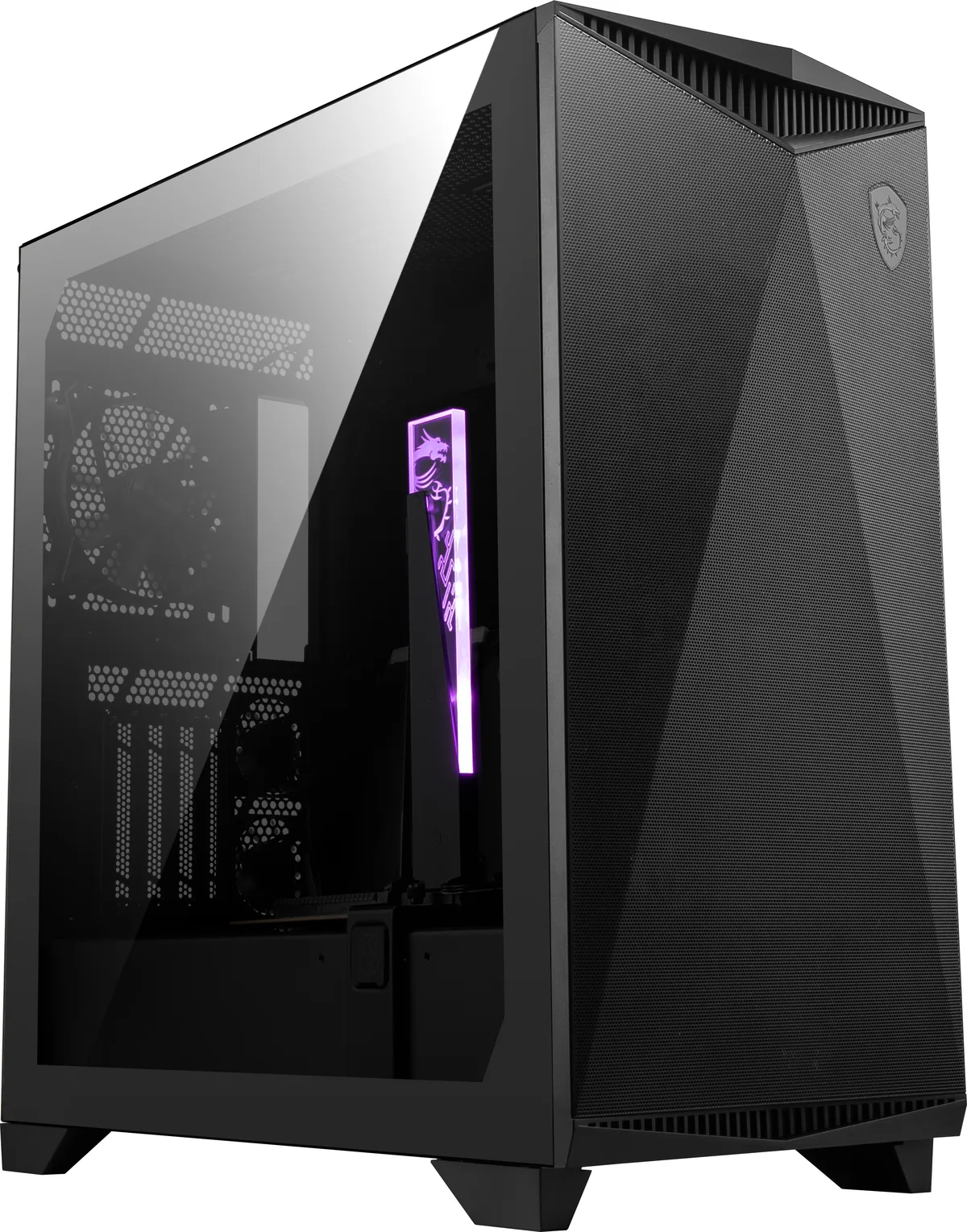 MSI MPG GUNGNIR 300P Airflow Black Mid Tower Tempered Glass PC Gaming Case 2
